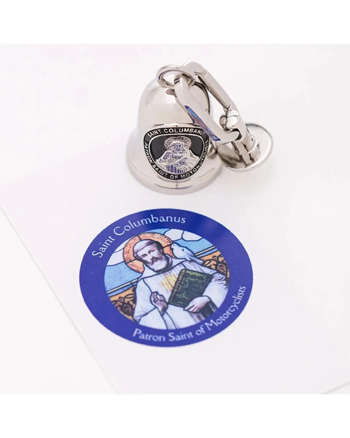 Figurati Designs – Guardian Bell with Hardware - Patron Saint of Motorcyclist