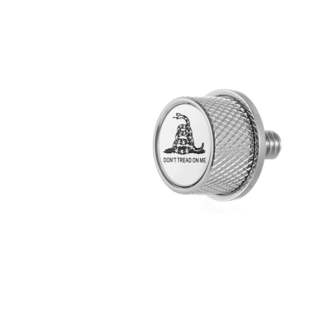 Figurati Designs – Stainless-Steel Don't Tread on Me Seat Screw – FD40-SEAT_SCREW-SS