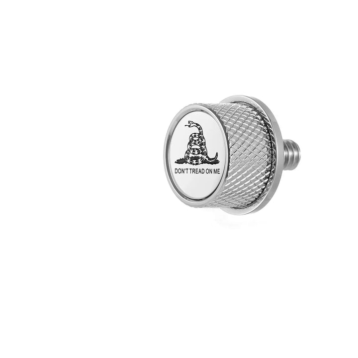 Figurati Designs – Stainless-Steel Don't Tread on Me Seat Screw – FD40-SEAT_SCREW-SS