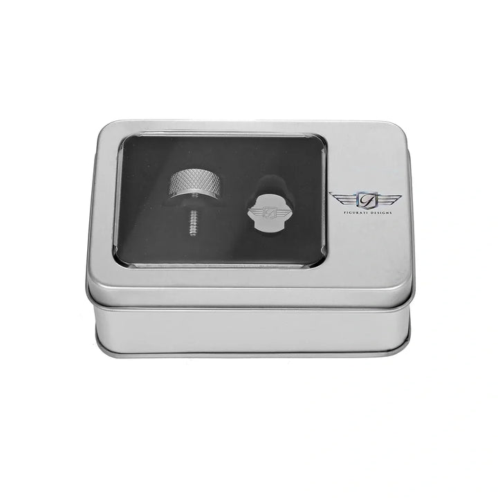 Figurati Designs – Stainless-Steel Figurati Designs Logo Seat Screw – FD01-SEAT_SCREW-SS