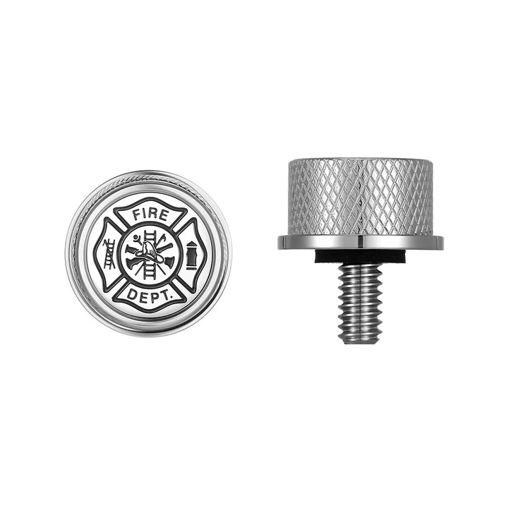 Figurati Designs – Stainless-Steel Maltese Cross - FIRE Seat Screw – FD74-SEAT_SCREW-SS