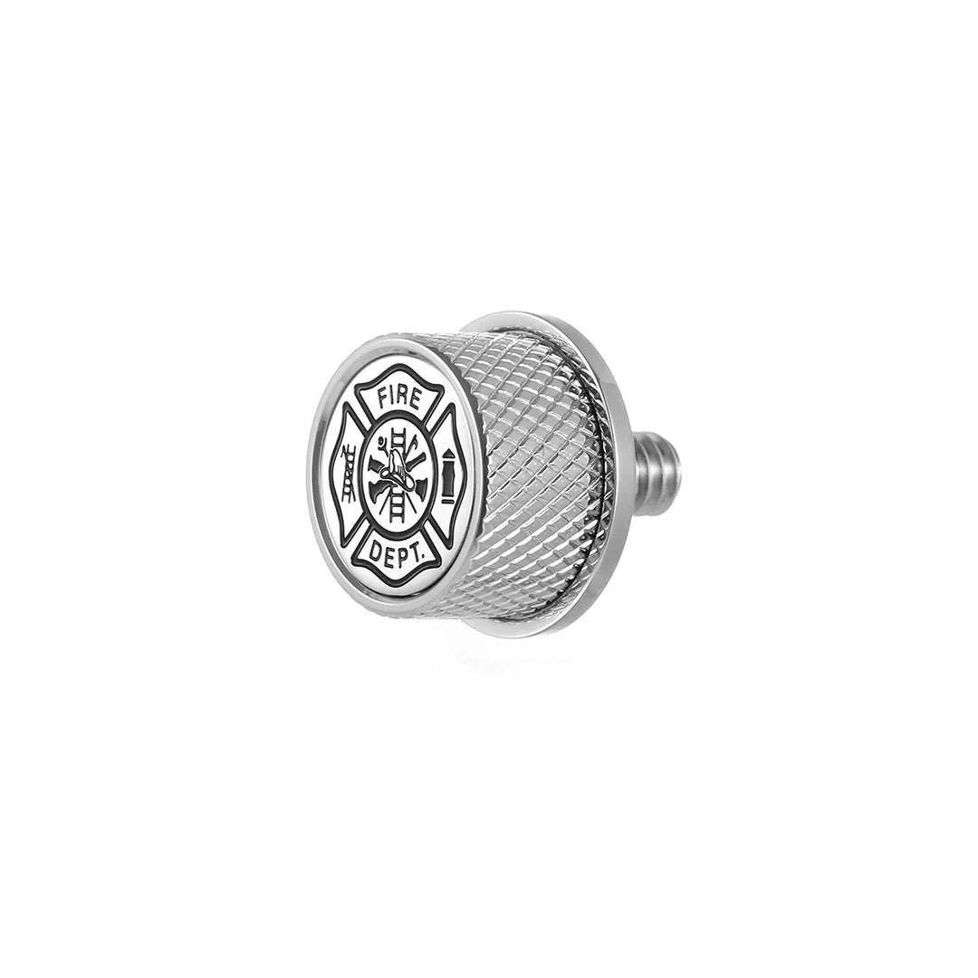Figurati Designs – Stainless-Steel Maltese Cross - FIRE Seat Screw – FD74-SEAT_SCREW-SS