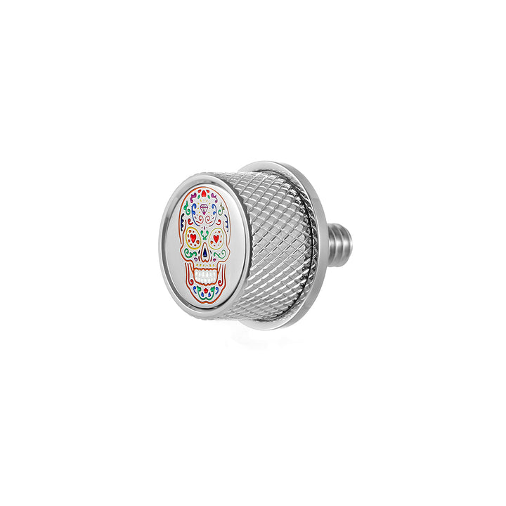 Figurati Designs – Stainless-Steel Sugar Skull Seat Screw – FD30-Seat_Screw-ss
