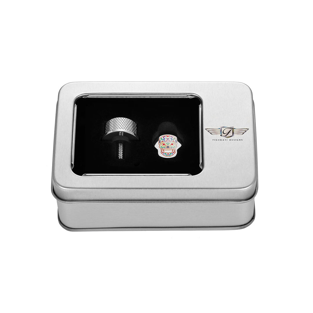 Figurati Designs – Stainless-Steel Sugar Skull Seat Screw – FD30-Seat_Screw-ss