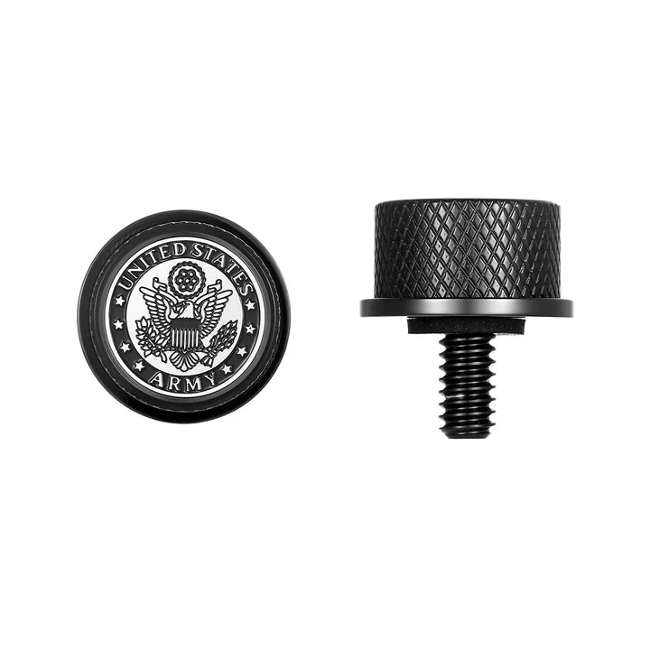 Figurati Designs – Stainless-Steel in Black US Army Seat Screw – FD81-SEAT_SCREW-BLK