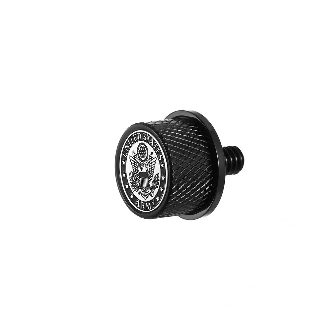 Figurati Designs – Stainless-Steel in Black US Army Seat Screw – FD81-SEAT_SCREW-BLK