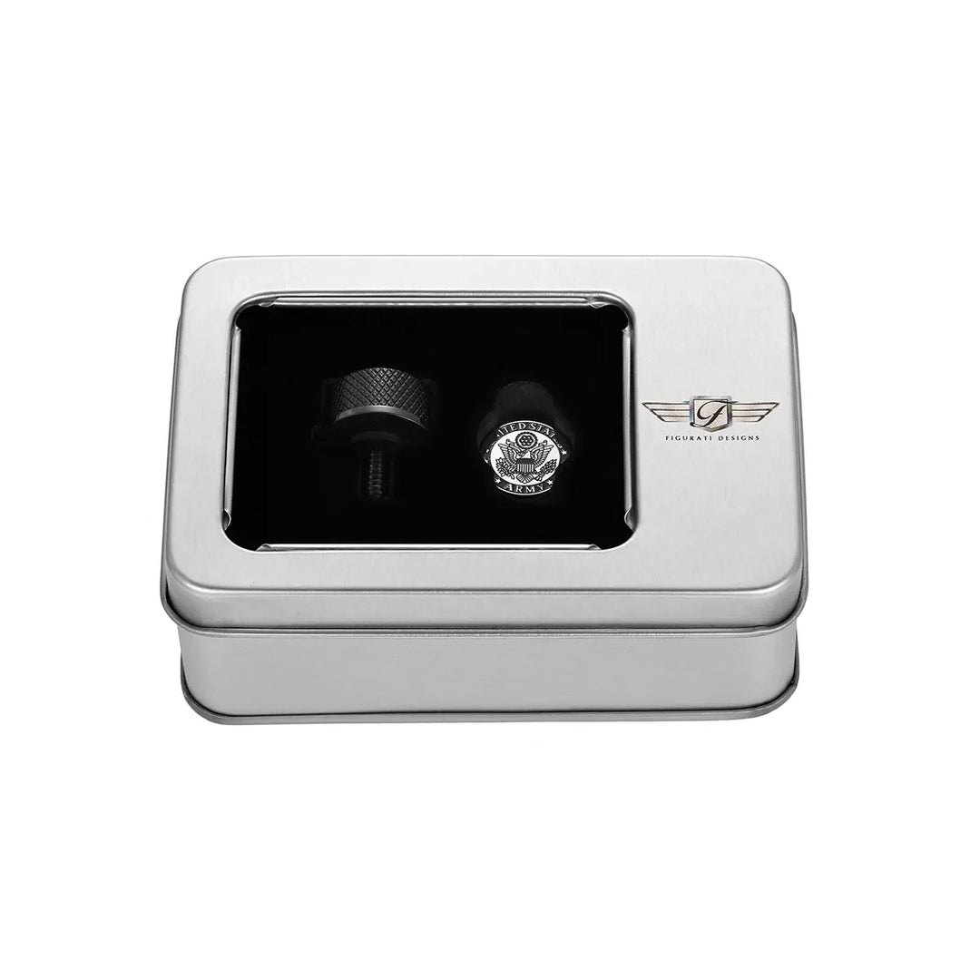 Figurati Designs – Stainless-Steel in Black US Army Seat Screw – FD81-SEAT_SCREW-BLK