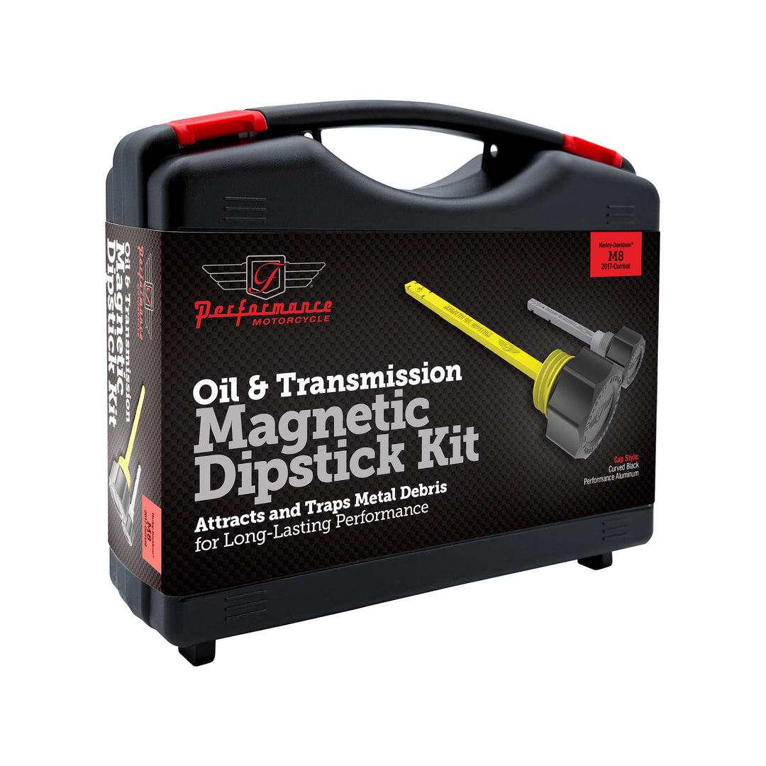 Figurati Designs – Performance Magnetic Dipstick Kit for Harley-Davidson Touring M8 - Curved