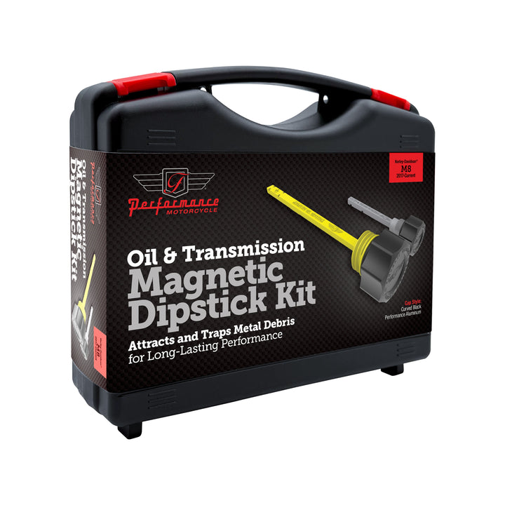 Figurati Designs – Performance Magnetic Dipstick Kit for Harley-Davidson Touring M8 - Curved