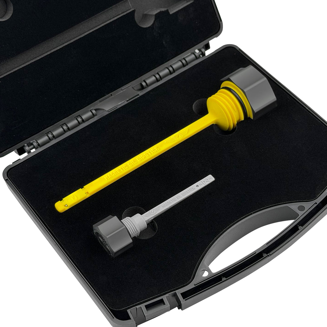 Figurati Designs – Performance Magnetic Dipstick Kit for Harley-Davidson Touring M8 - Curved