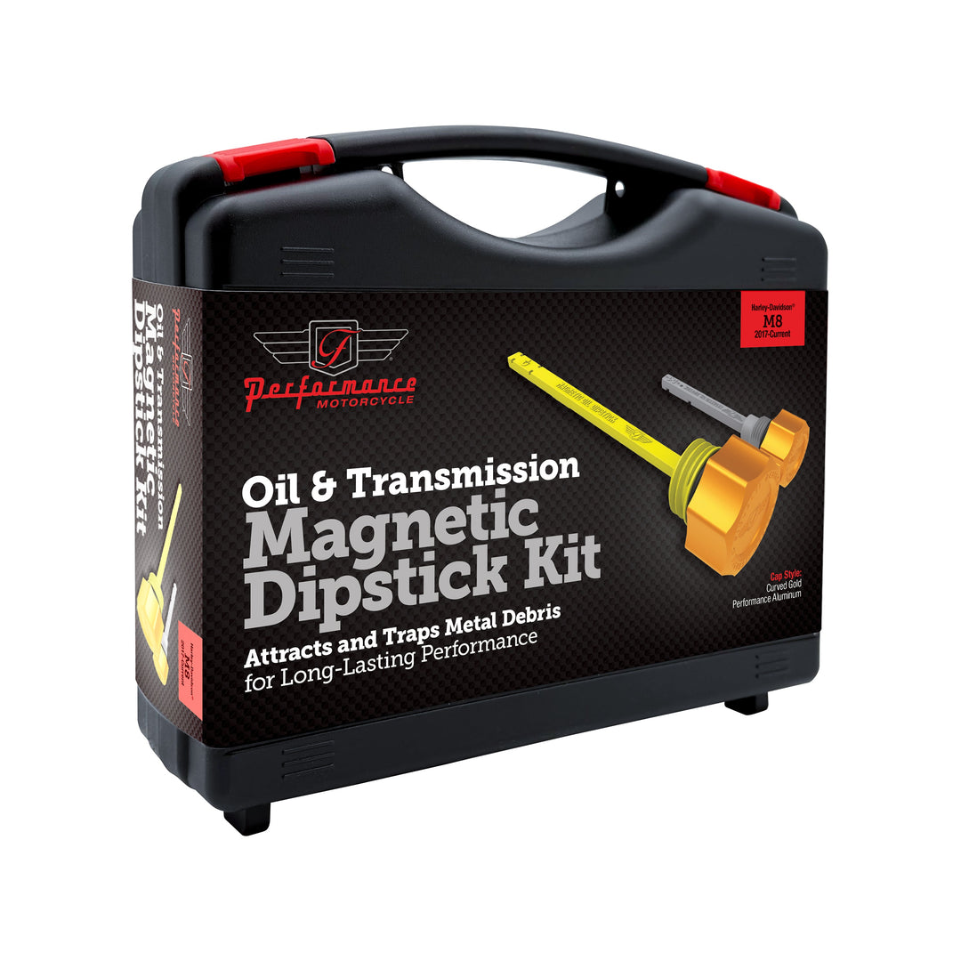 Figurati Designs – Performance Magnetic Dipstick Kit for Harley-Davidson Touring M8 - Curved