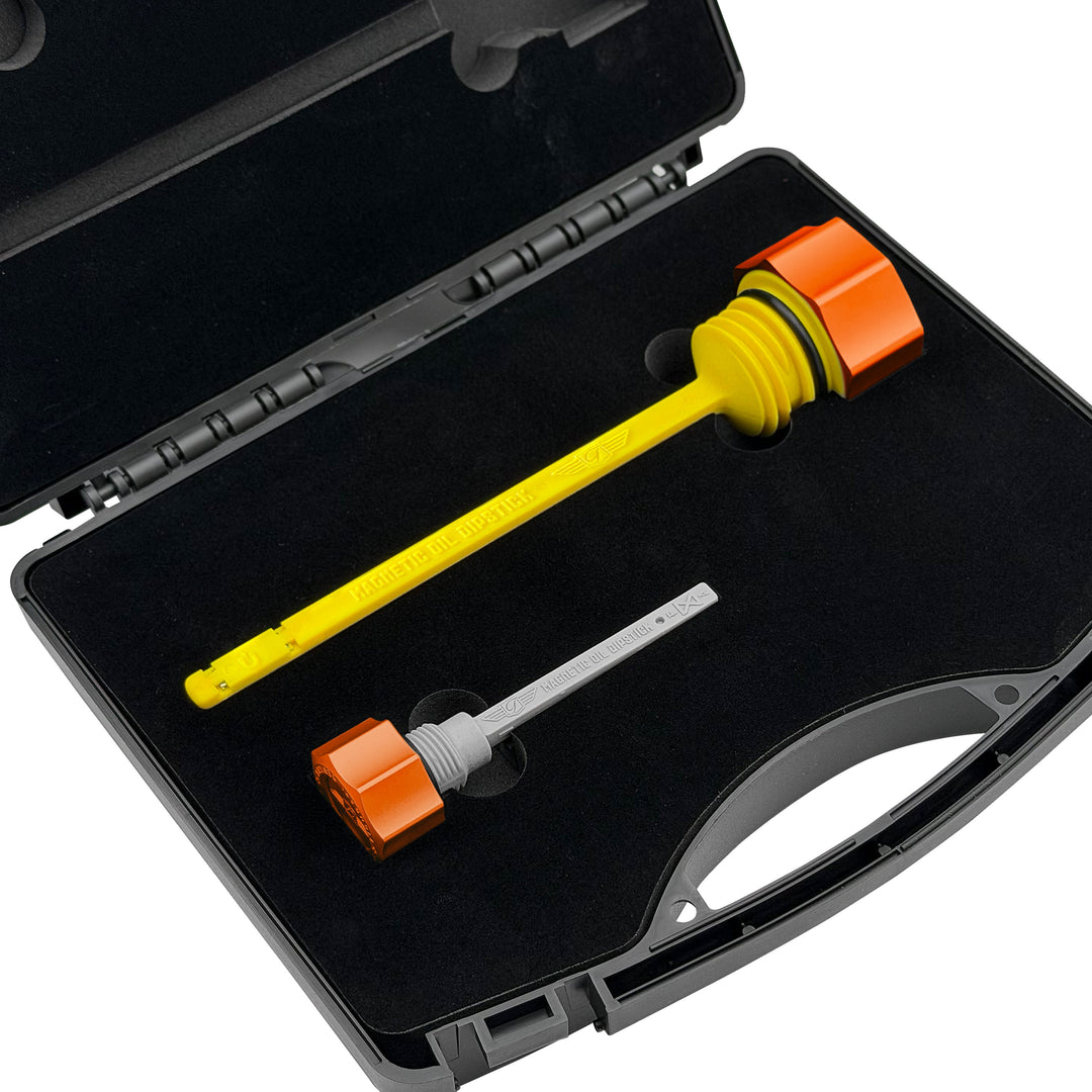 Figurati Designs – Performance Magnetic Dipstick Kit for Harley-Davidson Touring M8 - Curved