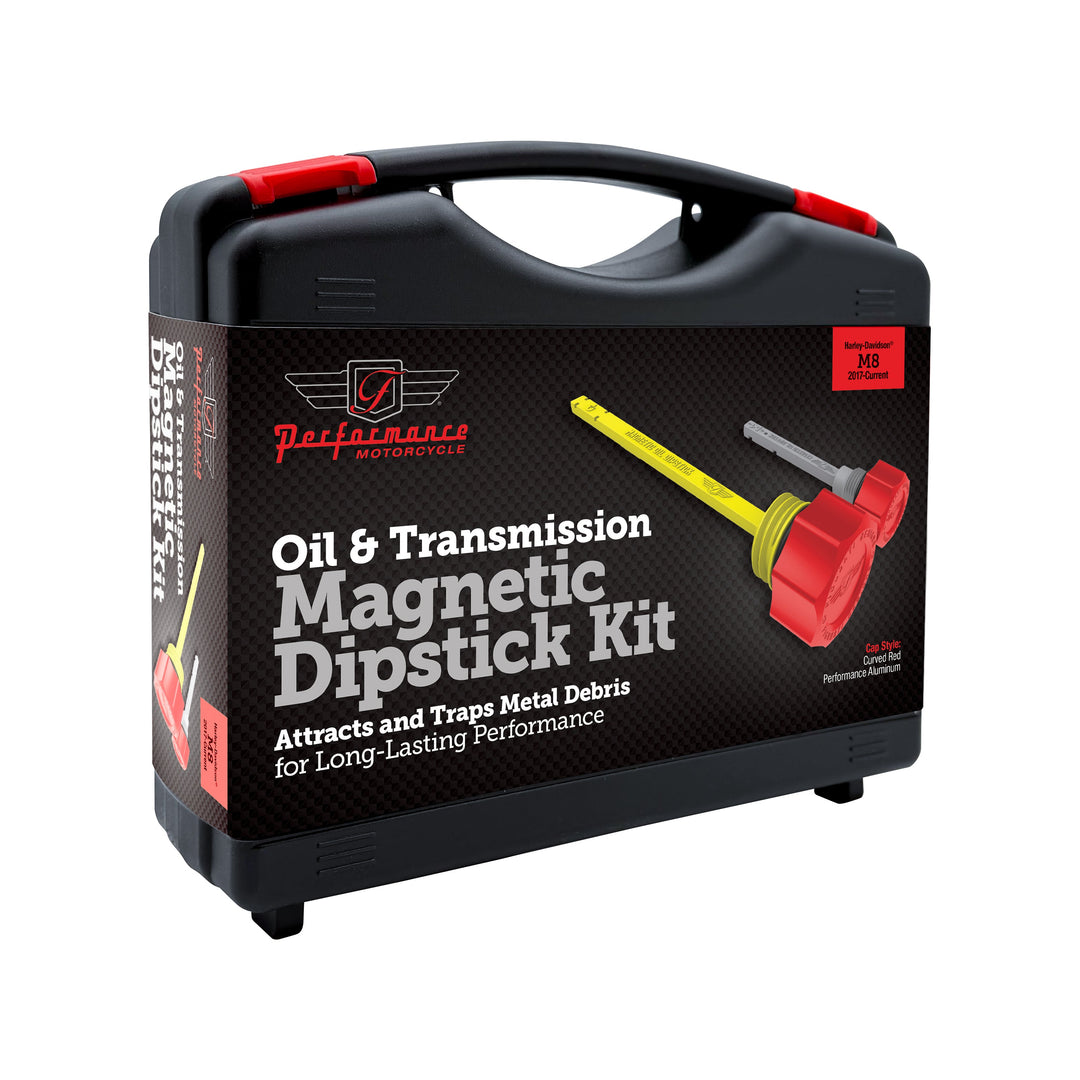 Figurati Designs – Performance Magnetic Dipstick Kit for Harley-Davidson Touring M8 - Curved