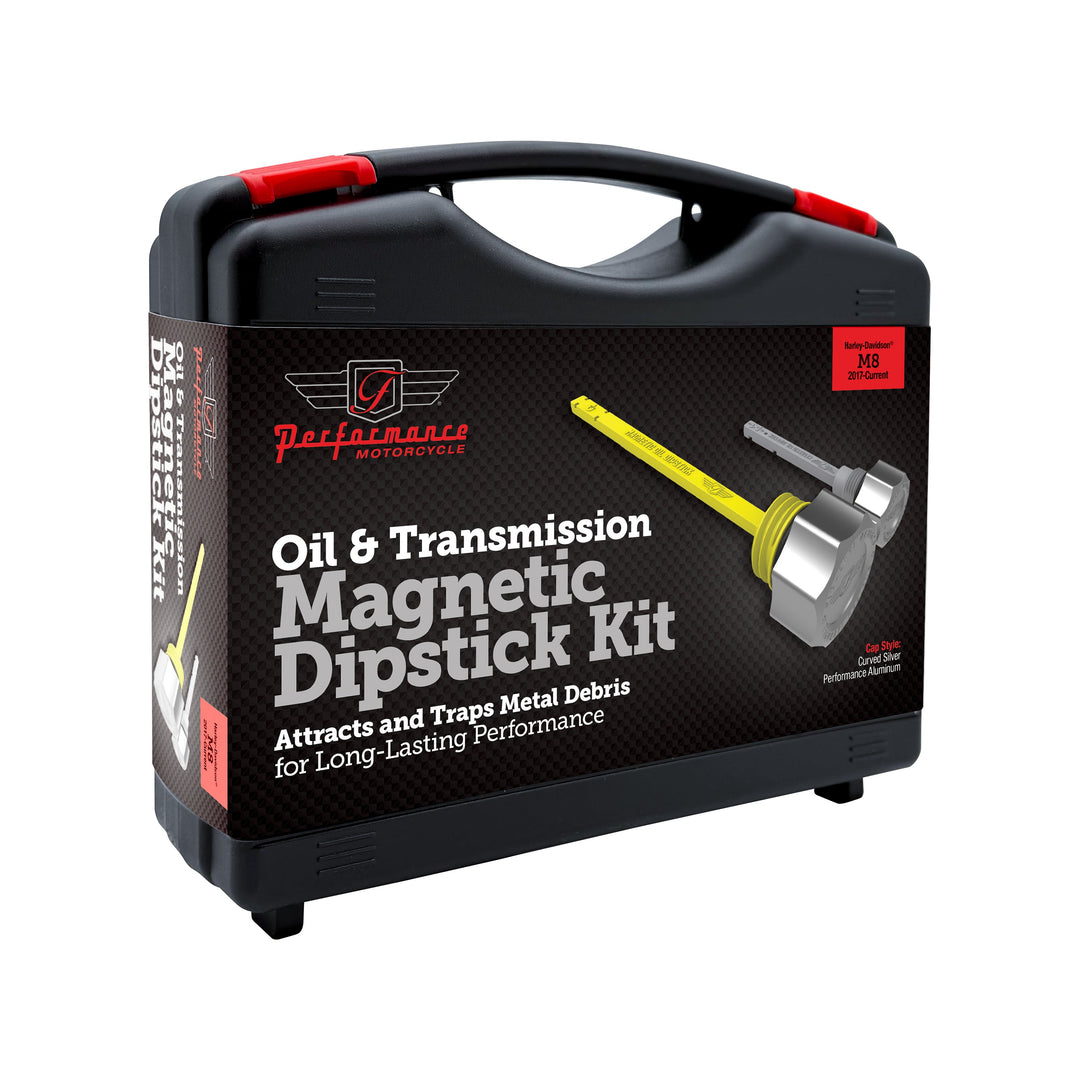 Figurati Designs – Performance Magnetic Dipstick Kit for Harley-Davidson Touring M8 - Curved