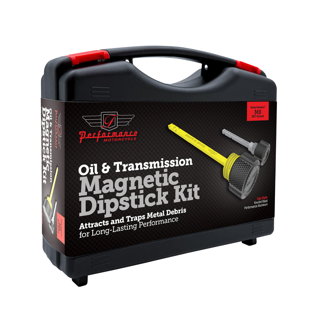 Figurati Designs – Performance Magnetic Dipstick Kit for Harley-Davidson Touring M8 - Knurled