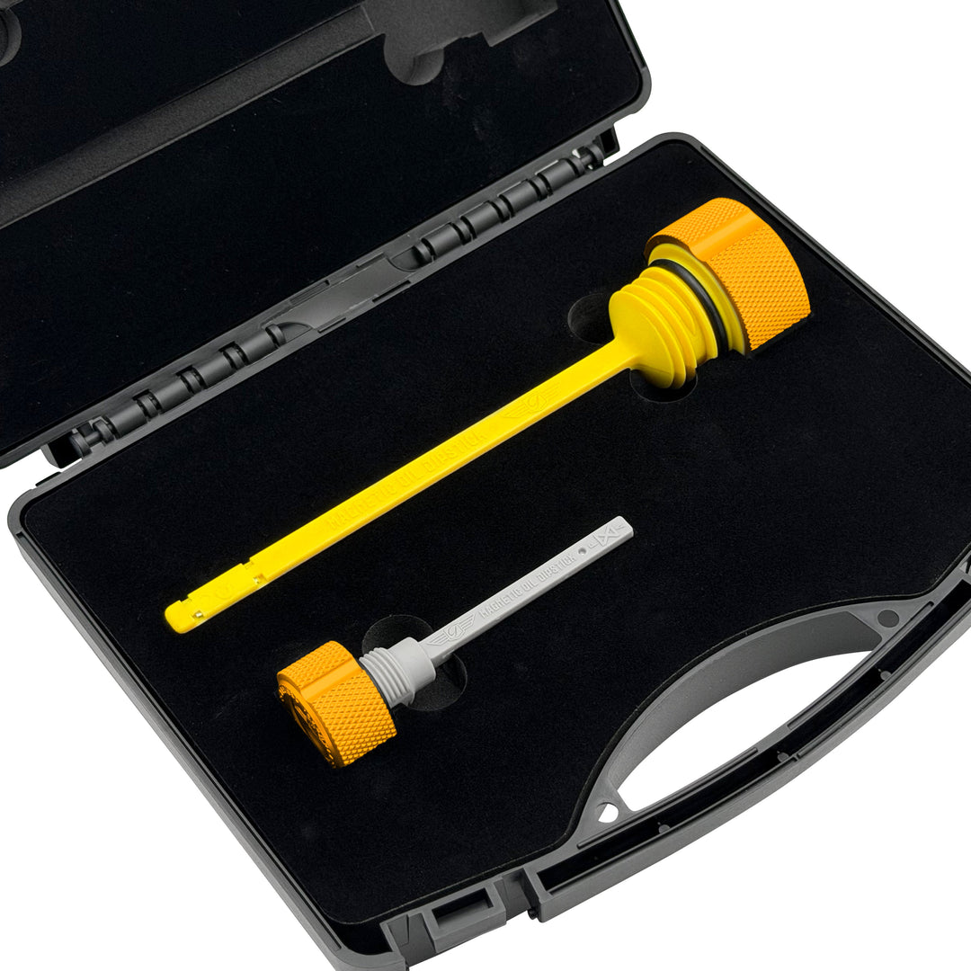 Figurati Designs – Performance Magnetic Dipstick Kit for Harley-Davidson Touring M8 - Knurled