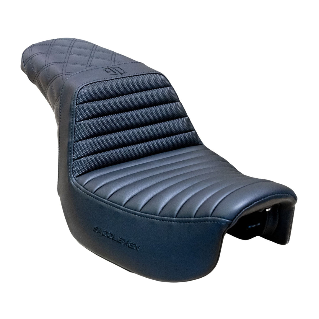 OG X Saddlemen Custom Step Up Seat for FXR, Dyna, Sportster & 18+ Softails