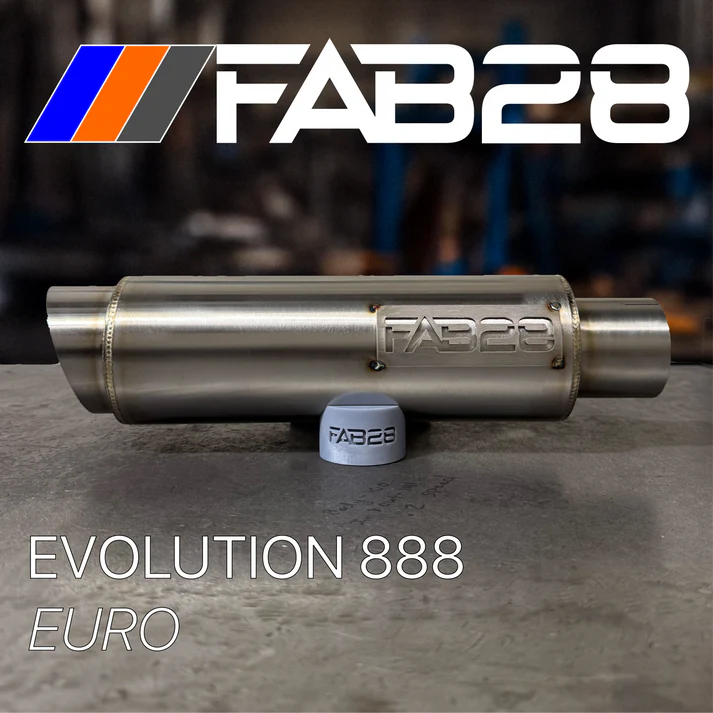 Fab28 Stainless 2-into-1 Exhaust System - Dyna High Output