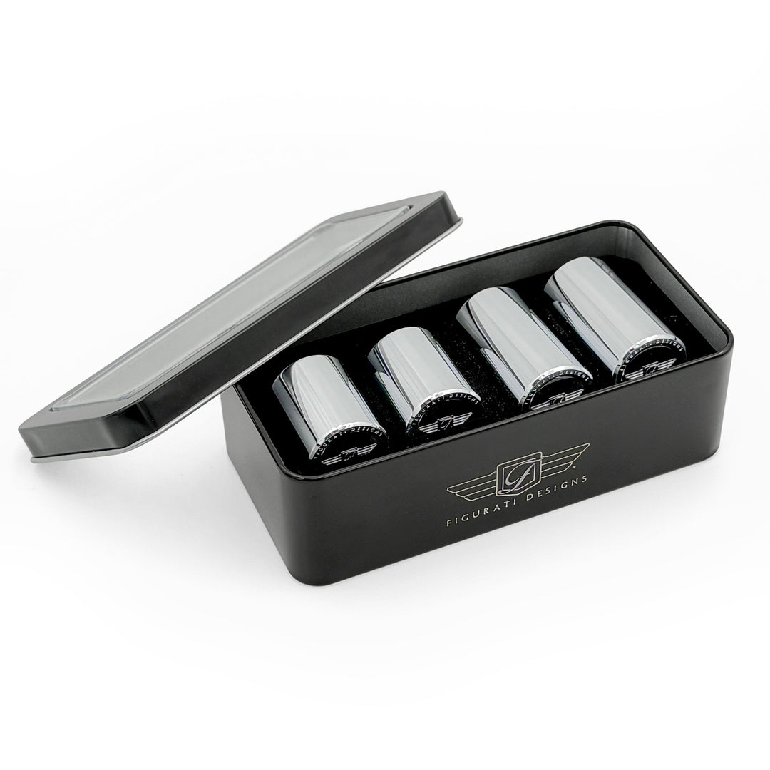 Figurati Designs – Docking Cover Set for Harley-Davidson - Stainless-Steel – FD01-DC-SET-SS