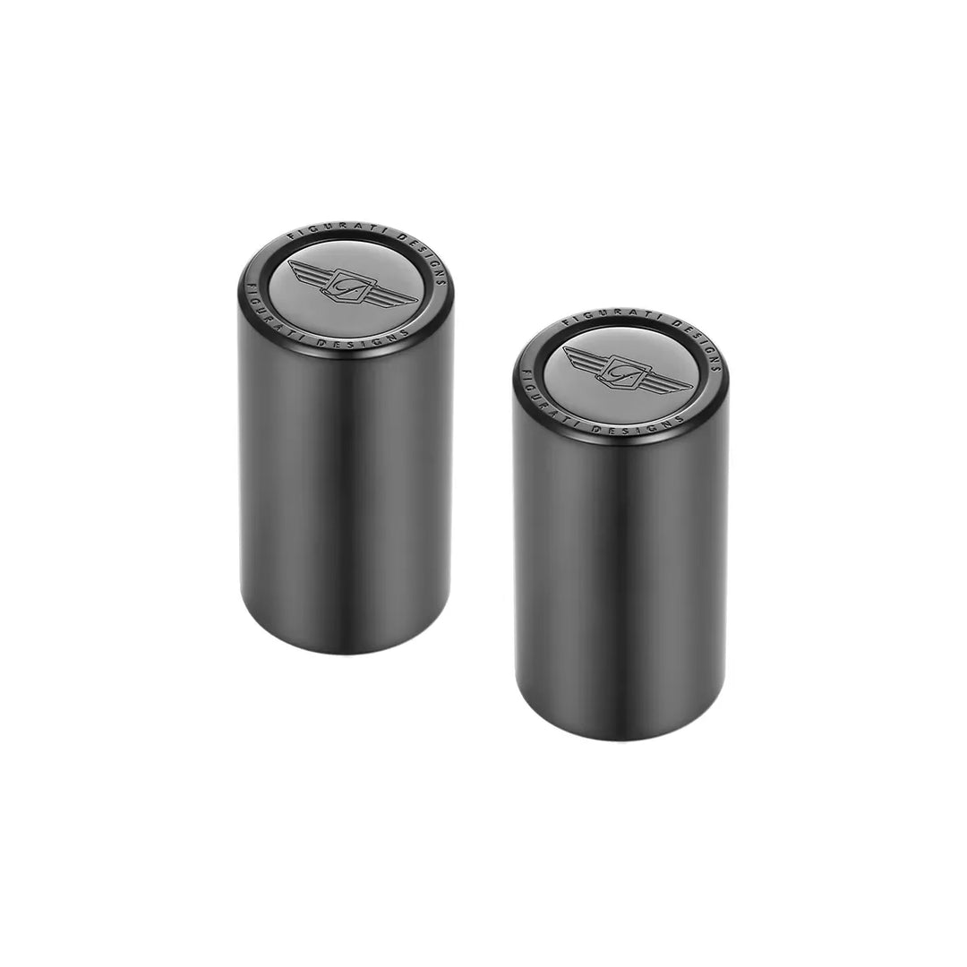 Figurati Designs – Harley-Davidson Stainless-Steel in Black Figurati Designs Logo Docking Hardware – FD01-DC-25.2/46.5-BLK