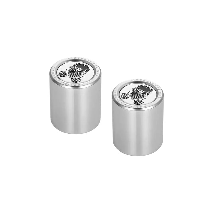 Figurati Designs – Harley-Davidson Stainless-Steel Masked Skull Docking Hardware – FD29-DC-25.2/32-SS