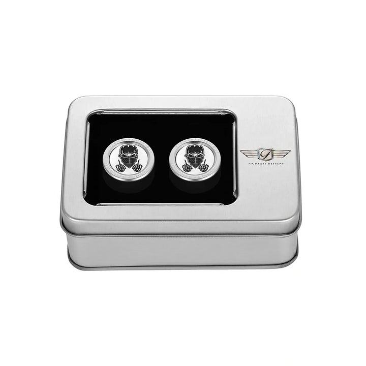 Figurati Designs – Harley-Davidson Stainless-Steel Masked Skull Docking Hardware – FD29-DC-25.2/32-SS