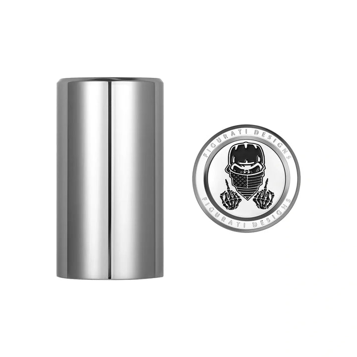 Figurati Designs – Harley-Davidson Stainless-Steel Masked Skull Docking Hardware – FD29-DC-25.2/46.5-SS