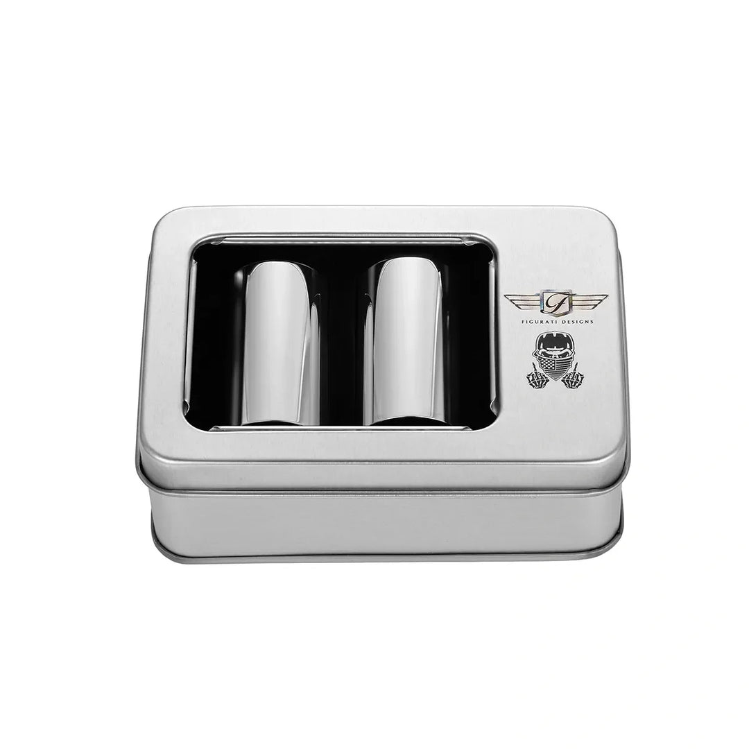 Figurati Designs – Harley-Davidson Stainless-Steel Masked Skull Docking Hardware – FD29-DC-25.2/46.5-SS