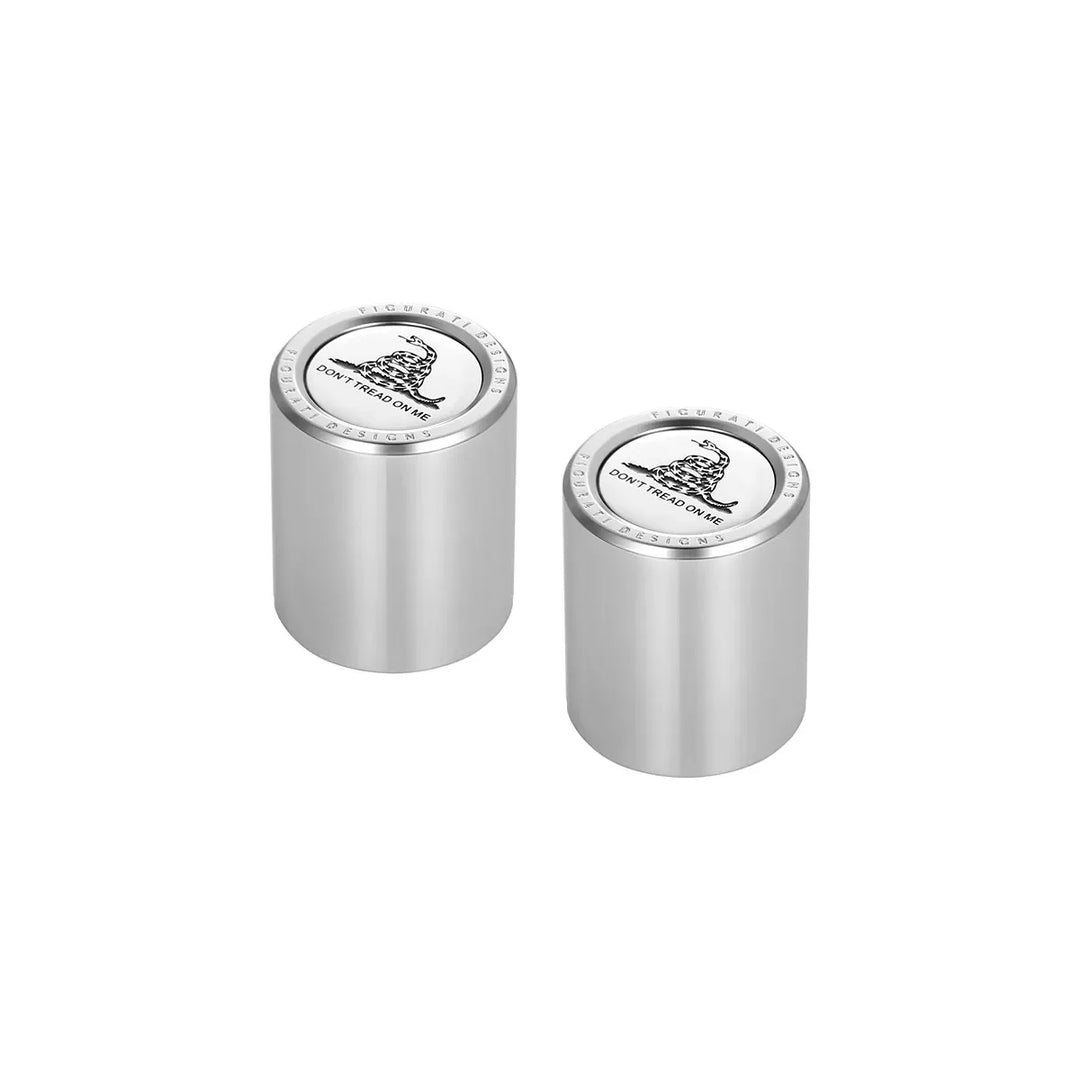 Figurati Designs – Harley-Davidson Stainless-Steel Don't Tread on Me Docking Hardware – FD40-DC-25.2/32-SS