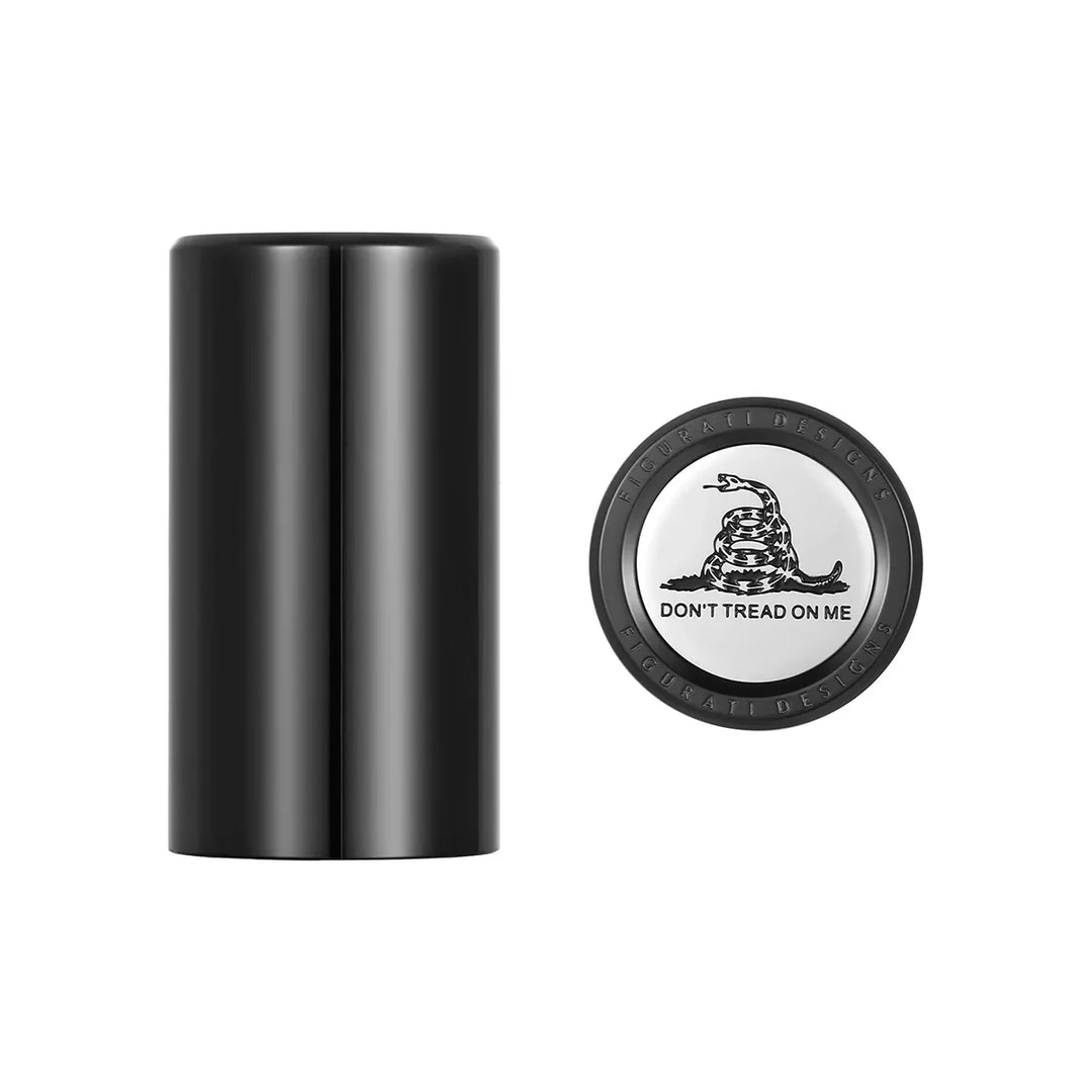 Figurati Designs – Harley-Davidson Stainless-Steel In Black Don't Tread On Me Docking Hardware – FD40-DC-25.2/46.5-BLK