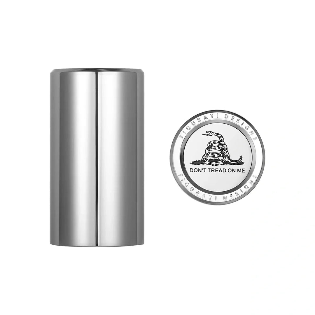 Figurati Designs – Harley-Davidson Stainless-Steel Don't Tread On Me Docking Hardware – FD40-DC-25.2/46.5-SS