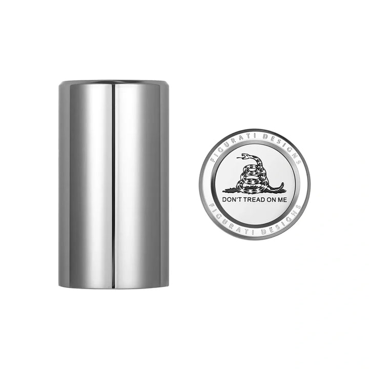 Figurati Designs – Harley-Davidson Stainless-Steel Don't Tread On Me Docking Hardware – FD40-DC-25.2/46.5-SS