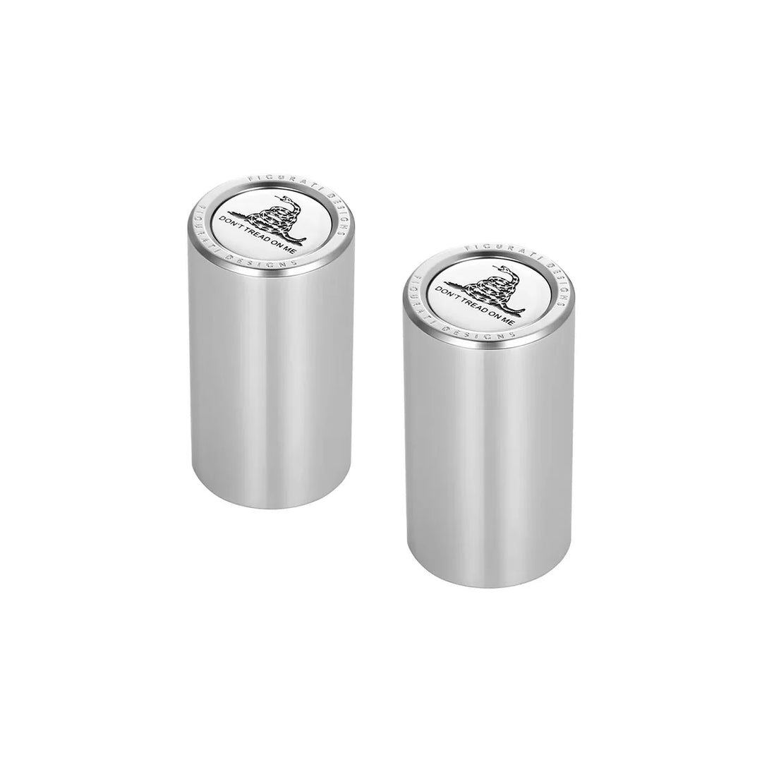 Figurati Designs – Harley-Davidson Stainless-Steel Don't Tread On Me Docking Hardware – FD40-DC-25.2/46.5-SS