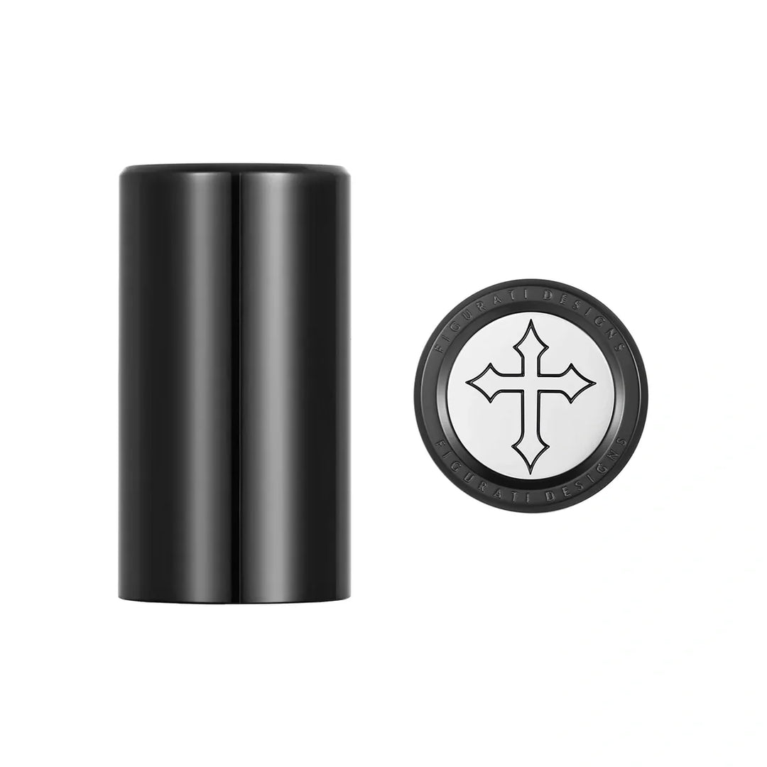 Figurati Designs – Harley-Davidson Stainless-Steel/Black Cross Docking Hardware – FD41-DC-25.2/46.5-BLK