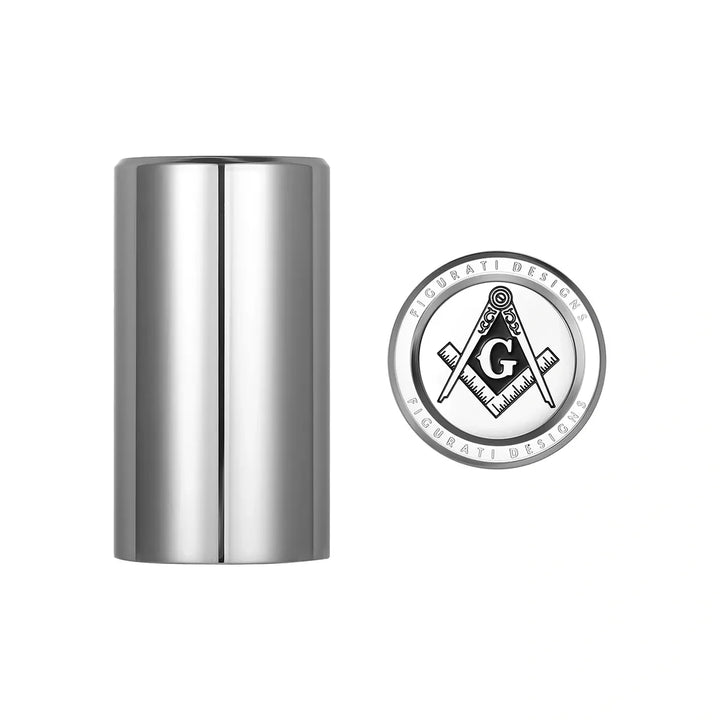 Figurati Designs – Harley-Davidson Stainless-Steel Masonic Emblem Docking Hardware – FD42-DC-25.2/46.5-SS