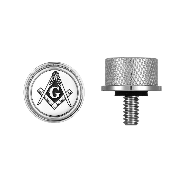 Figurati Designs – Stainless-Steel Masonic Emblem Seat Screw – FD42-SS Masonic SC
