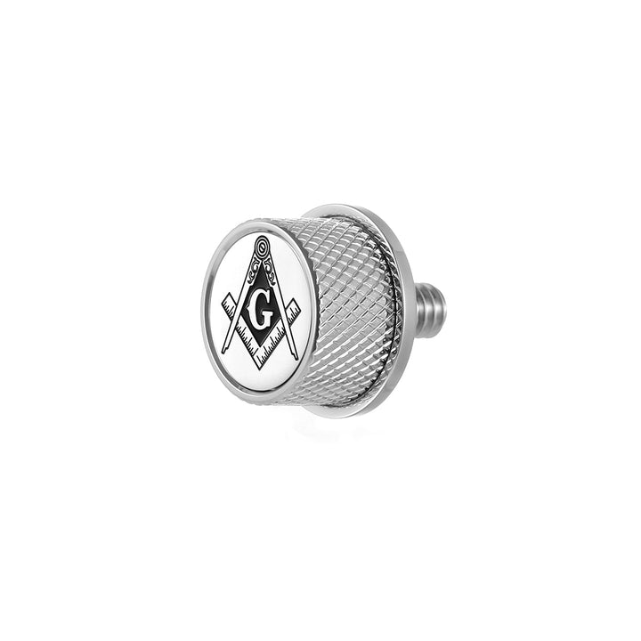 Figurati Designs – Stainless-Steel Masonic Emblem Seat Screw – FD42-SS Masonic SC