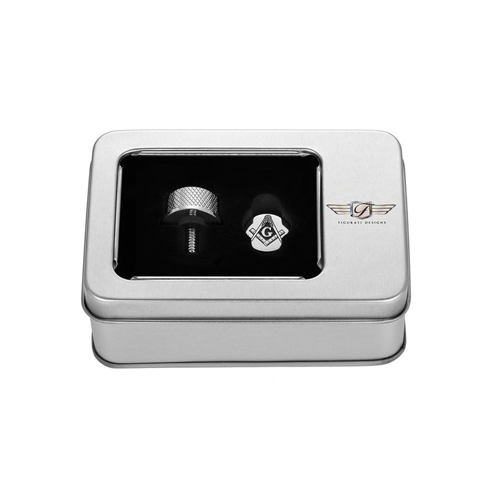 Figurati Designs – Stainless-Steel Masonic Emblem Seat Screw – FD42-SS Masonic SC