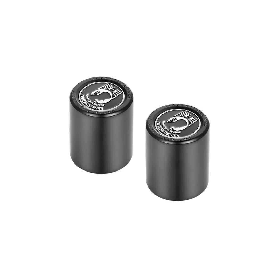 Figurati Designs – Harley-Davidson Stainless-Steel in Black POW MIA Docking Hardware – FD50-DC-25.2/32-BLK