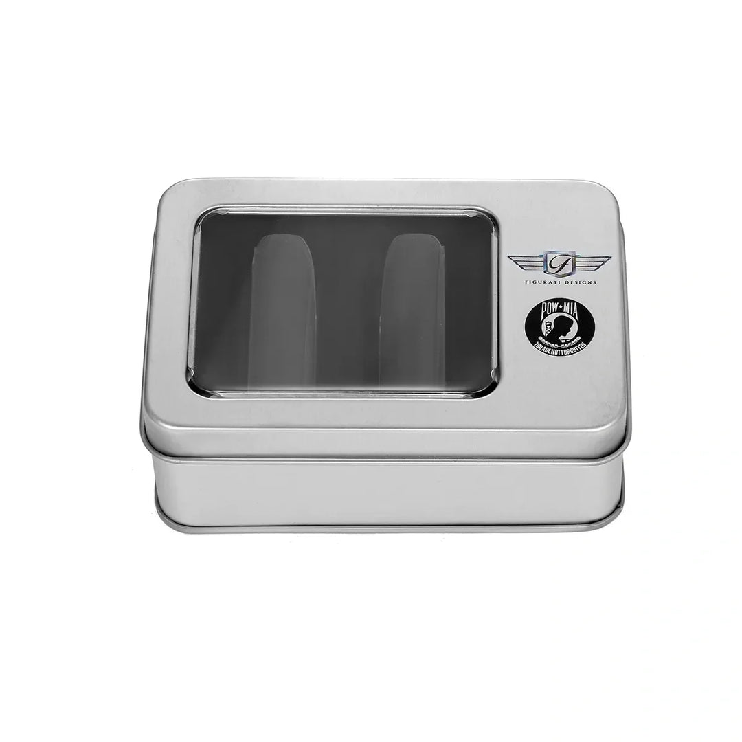 Figurati Designs – Harley-Davidson Stainless-Steel In Black POW MIA Docking Hardware – FD50-DC-25.2/46.5-BLK