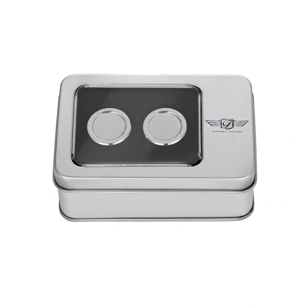Figurati Designs – Harley-Davidson Stainless-Steel Custom Docking Cover 25.2/32 (Short Skinny) - Contrast – FD60-DC-25.2/32-SS-BW