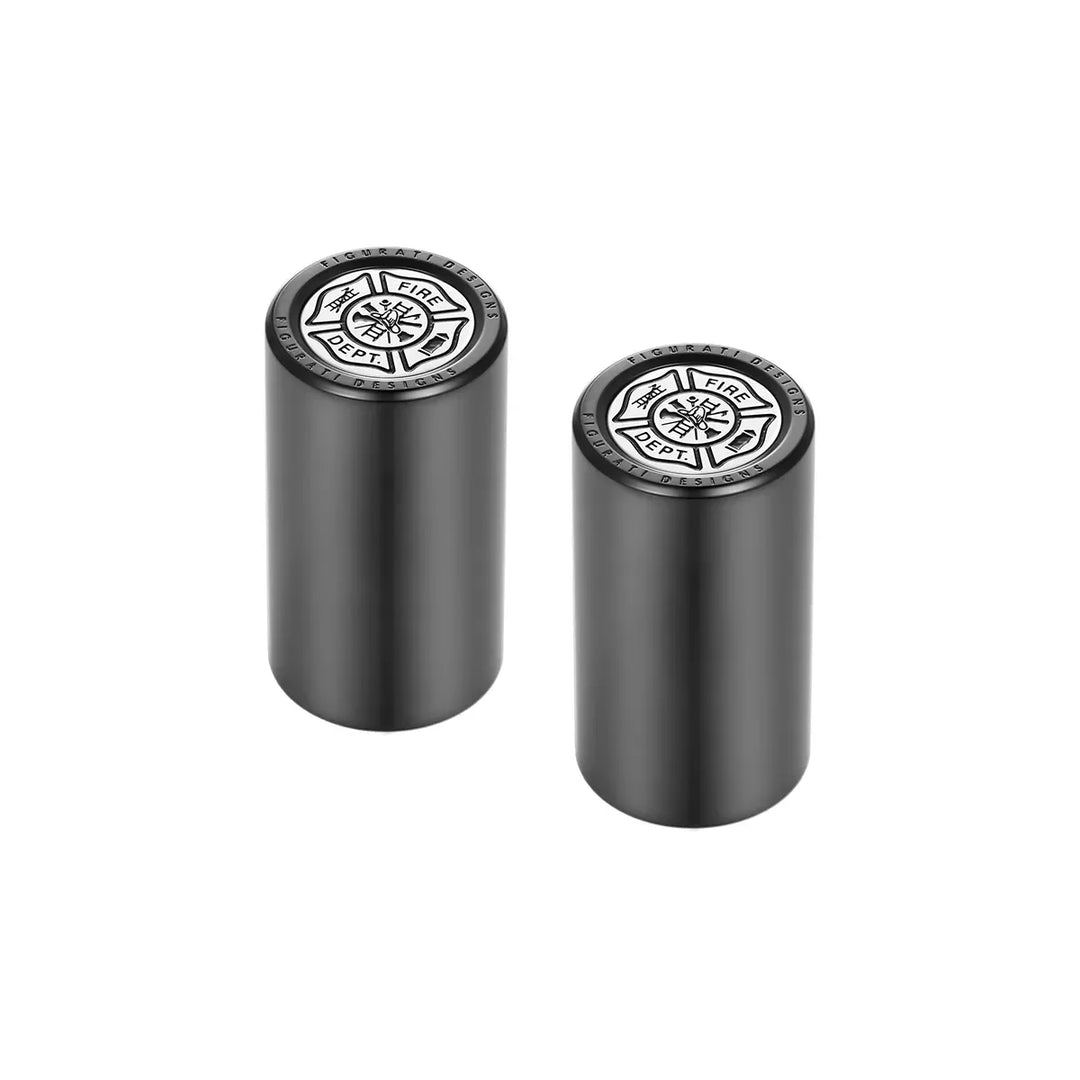 Figurati Designs – Harley-Davidson Stainless-Steel In Black Maltese Cross - FIRE Docking Hardware – FD74-DC-25.2/46.5-BLK