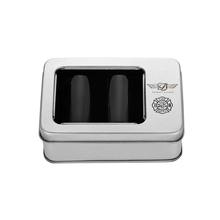Figurati Designs – Harley-Davidson Stainless-Steel In Black Maltese Cross - FIRE Docking Hardware – FD74-DC-25.2/46.5-BLK