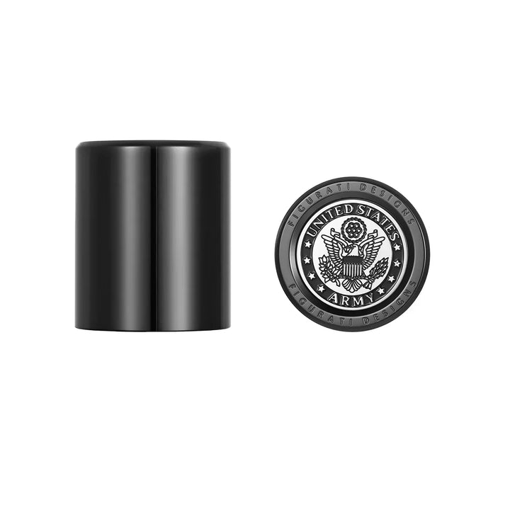 Figurati Designs – Harley-Davidson Stainless-Steel in Black Officially Licensed US Army Docking Hardware – FD81-DC-25.2/32-BLK