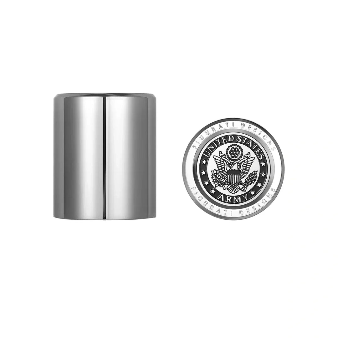 Figurati Designs – Harley-Davidson Stainless-Steel Officially Licensed US Army Docking Hardware – FD81-DC-25.2/32-SS