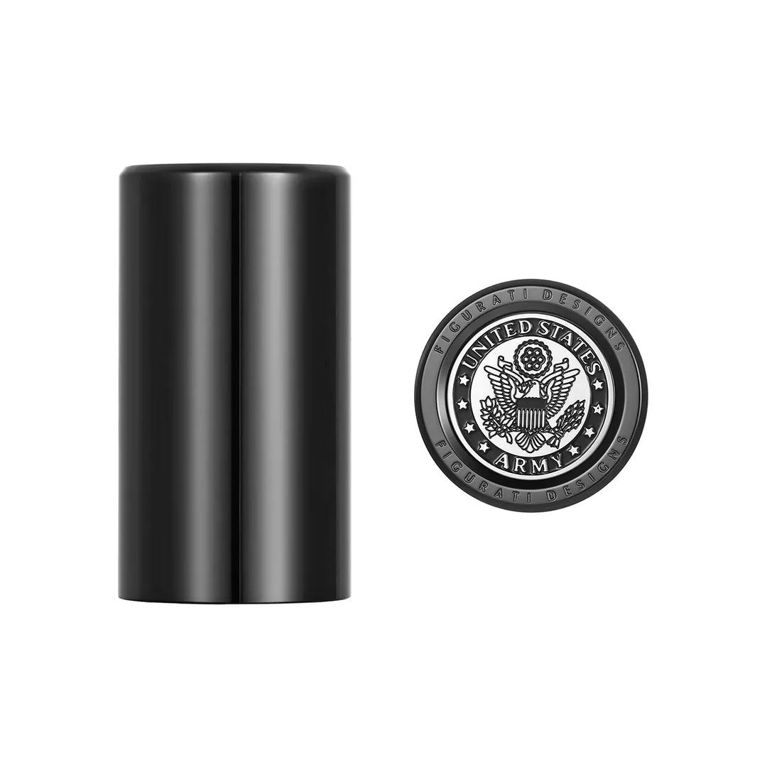 Figurati Designs – Harley-Davidson Stainless-Steel In Black Officially Licensed Army Docking Hardware – FD81-DC-25.2/46.5-BLK