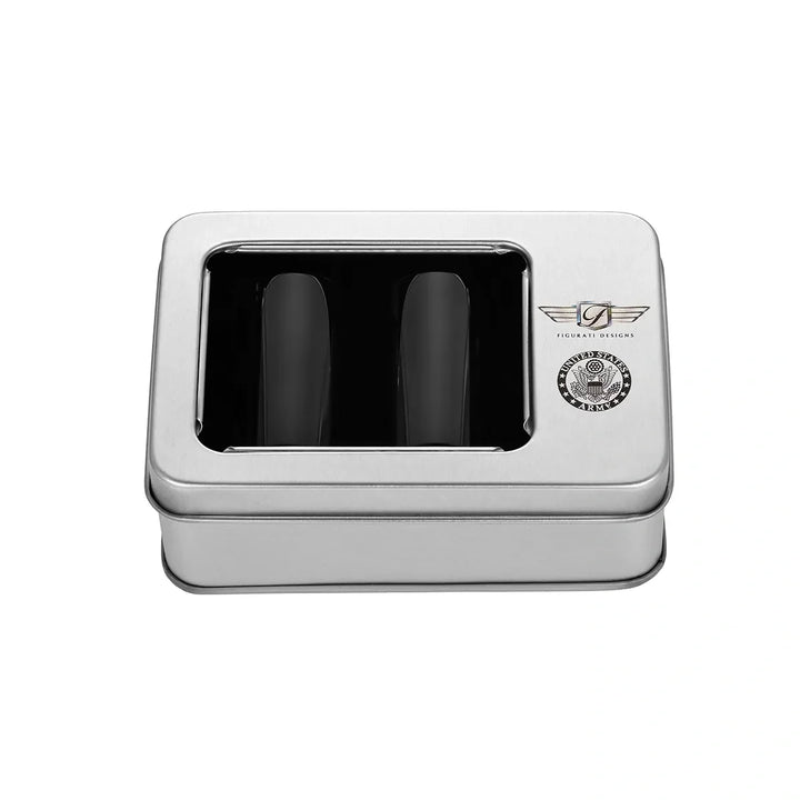 Figurati Designs – Harley-Davidson Stainless-Steel In Black Officially Licensed Army Docking Hardware – FD81-DC-25.2/46.5-BLK