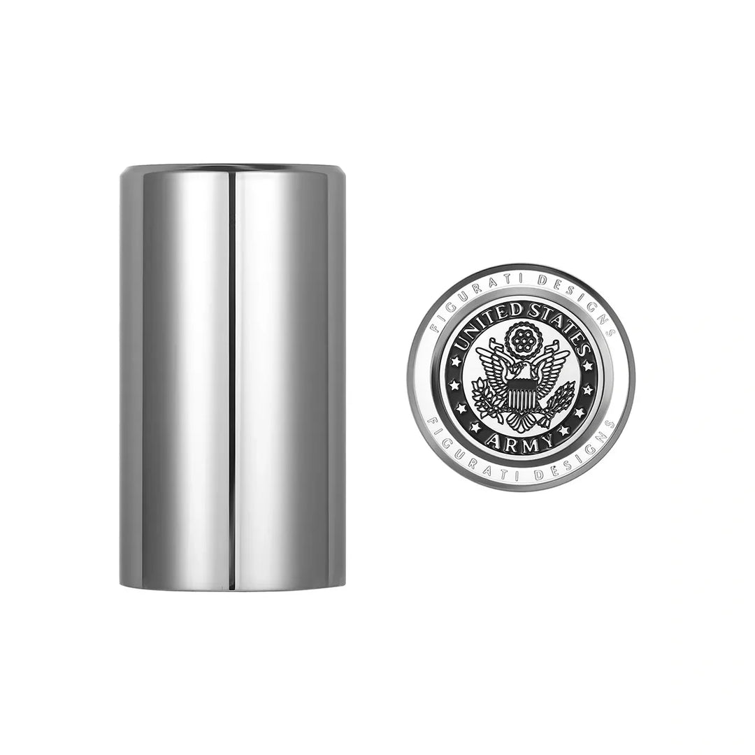 Figurati Designs – Harley-Davidson Stainless-Steel Officially Licensed Army Docking Hardware – FD81-DC-25.2/46.5-SS