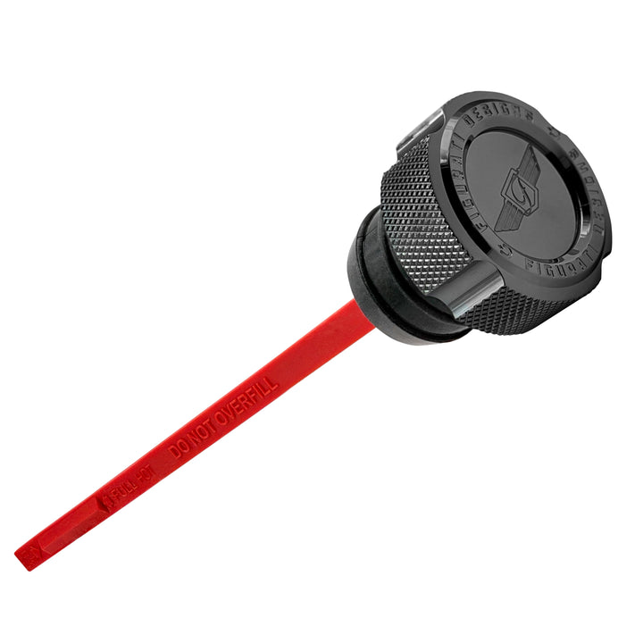 Figurati Designs – Signature Magnetic Dipstick for Harley-Davidson Dyna (1999-2005) - Knurled