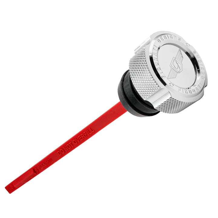Figurati Designs – Signature Magnetic Dipstick for Harley-Davidson Dyna (1999-2005) - Knurled